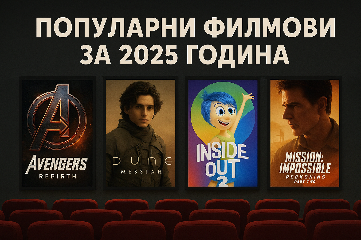 Популарни филмови за 2025 година